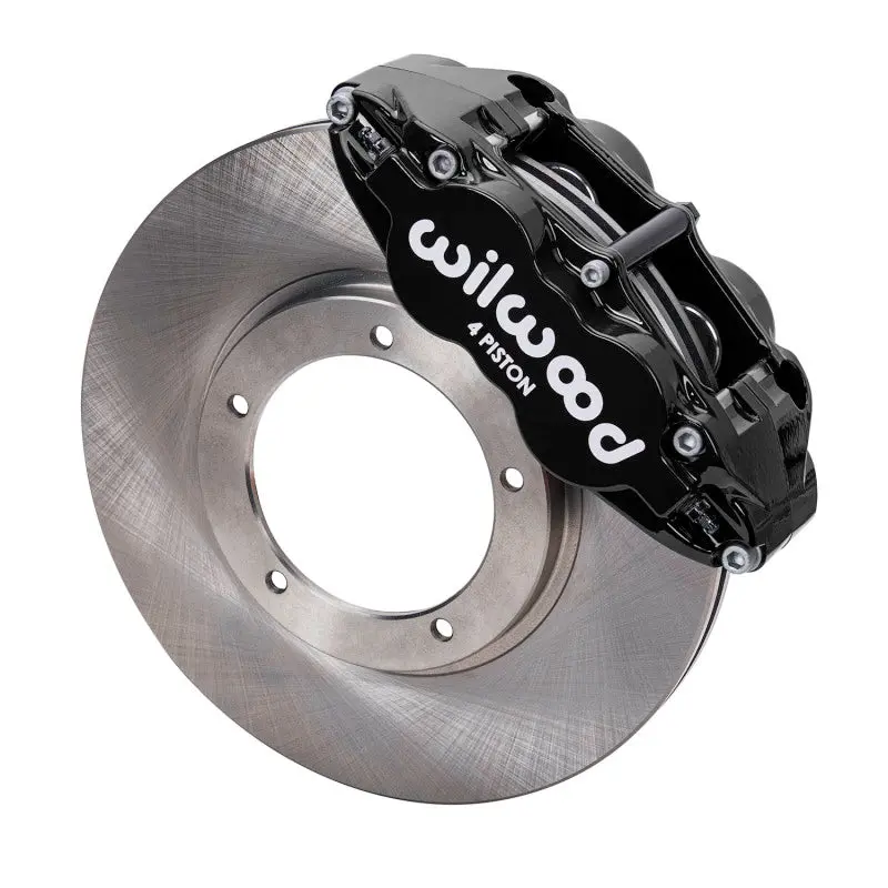 Wilwood 69-83 Porsche 911 Front Superlite Brake Kit 3.5in MT Plain Face Black