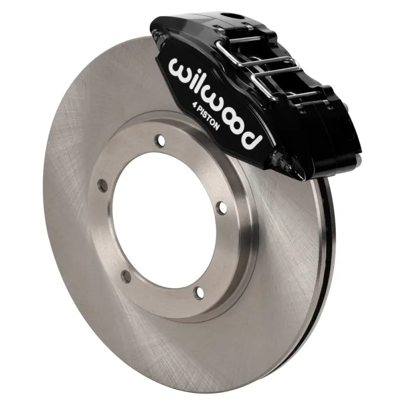 Wilwood Powerlite Brake Kit 69-74 Porsche 911 Front 3in MT Plain Face Black