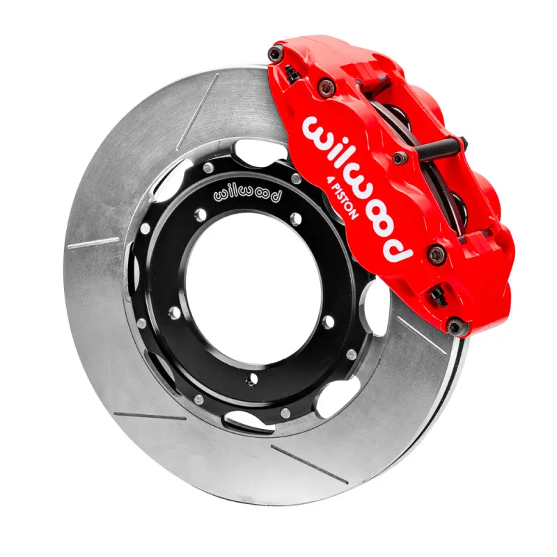 Wilwood Superlite Brake Kit 69-74 Porsche 911 Front 3in MT Slotted Face Red