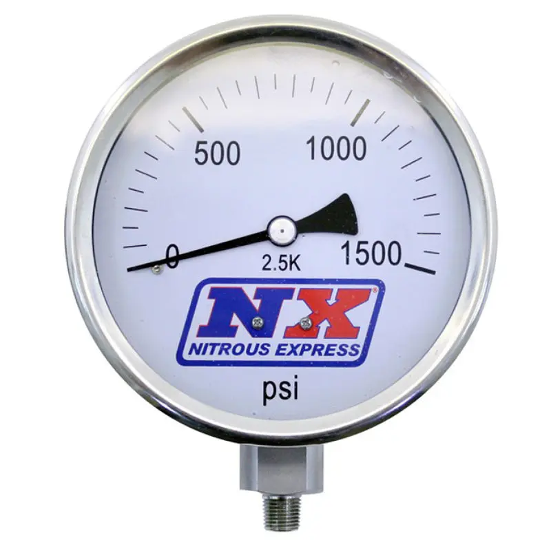 Nitrous Express Nitrous Pressure Gauge 4in High Accuracy N2O Systems