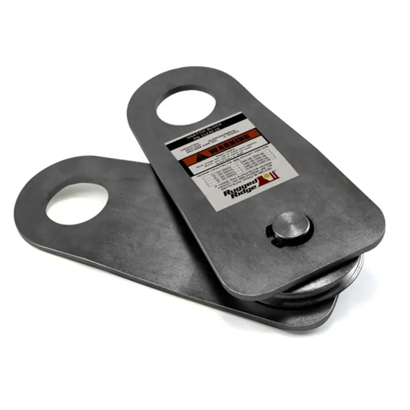 Rugged Ridge 20000lbs Snatch Block Pulley Heavy Duty Recovery
