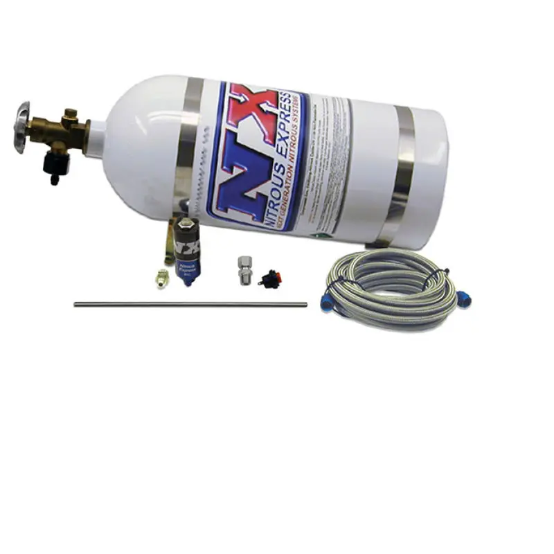 Nitrous Express Simulator Full Show Purge Kit 10lb Bottle and Hardware