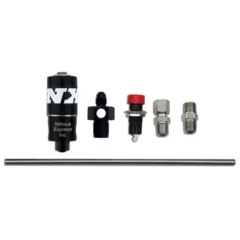Nitrous Express Nitrous Purge Valve 4AN Manifold Push Button Vent Tube