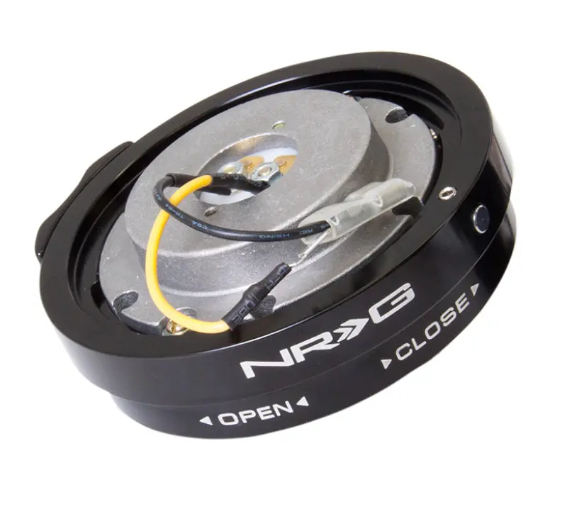 NRG Thin Quick Release Black Compact Steering Wheel Setups