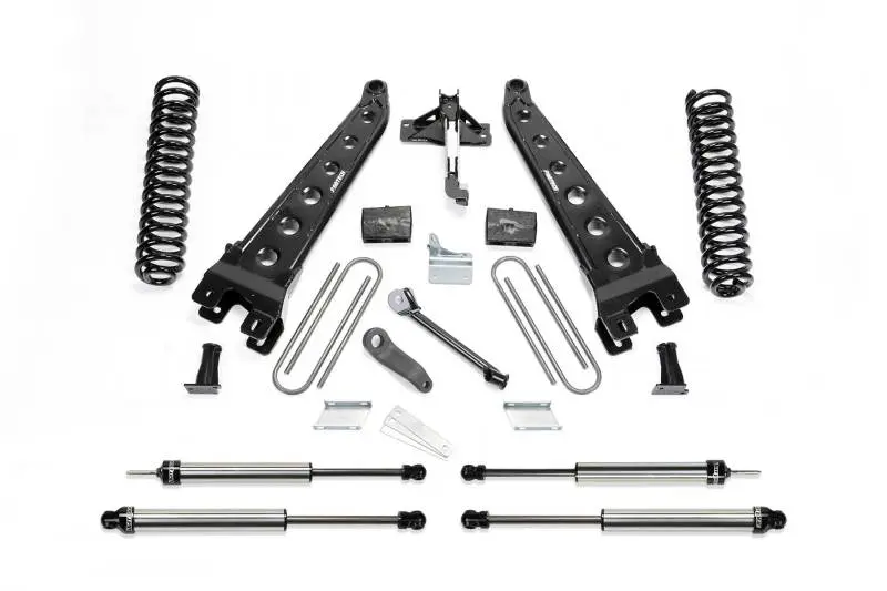 Fabtech 08-16 Ford F250 4WD 6in Radius Arm System Coils and Dual Shocks