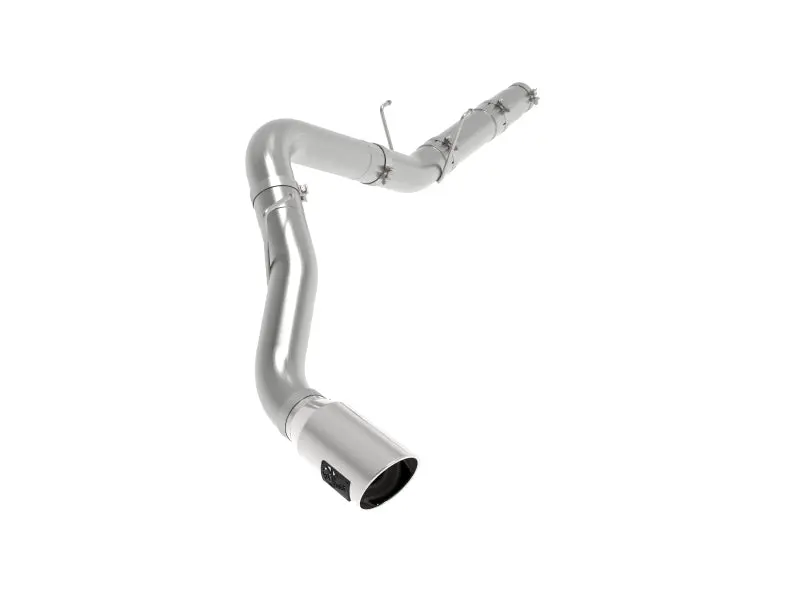 aFe Large Bore HD 5in 409 Stainless Steel DPF-Back Exhaust Polished Tip 2019-2020 Ram Diesel Trucks L6-6.7L Turbo Diesel