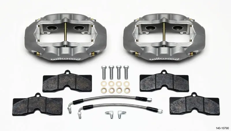 Wilwood D8-4 Rear Caliper Brake Kit Clear Corvette C2 C3 1965-1982