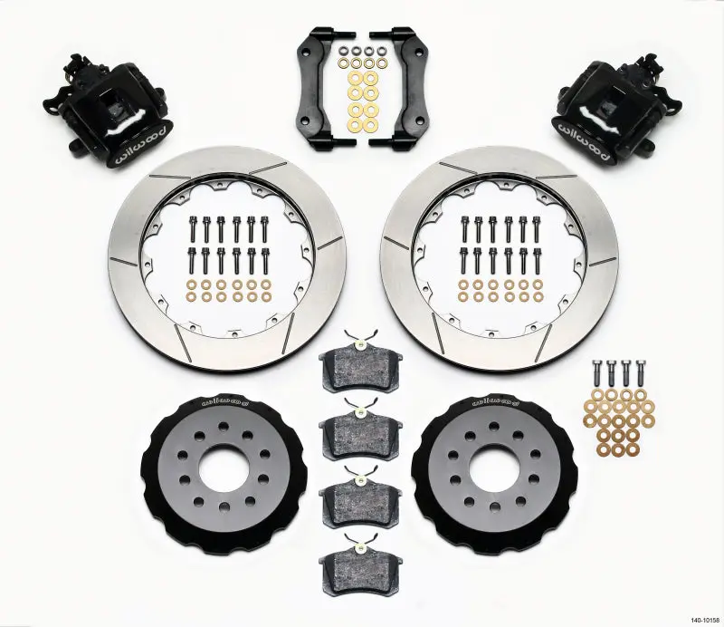Wilwood Combination Parking Brake Rear Kit 12.88in Mustang 1994-2004