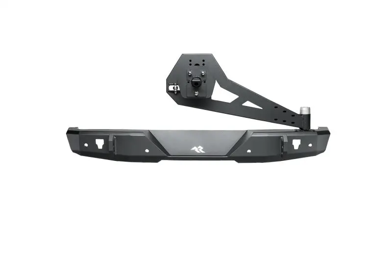 Rugged Ridge HD Rear Bumper Swing Out Tire Carrier 18-22 Jeep Wrangler JL Rubicon Sport 2dr