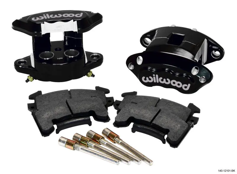 Wilwood D154 Rear Caliper Kit Black 1.12in Piston 1.04in Rotor