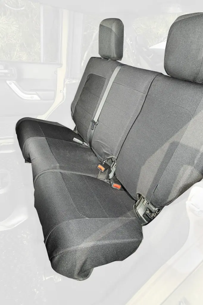 Rugged Ridge E-Ballistic Rear Seat Cover Black 07-10 Jeep Wrangler JK 4Dr Durable Protection