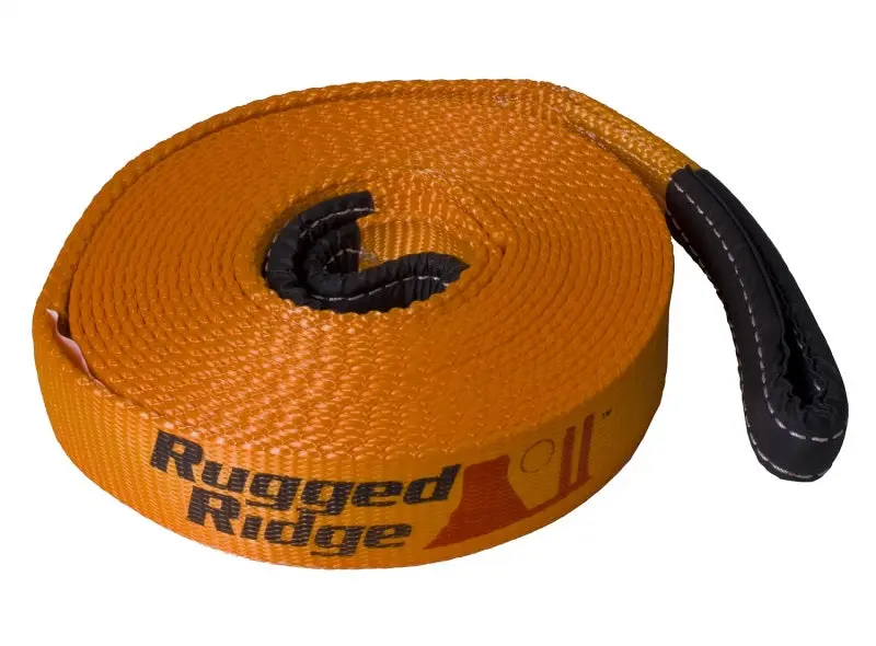 Rugged Ridge ATV/UTV Recovery Strap 1in x 15 Feet Durable Towing Solution