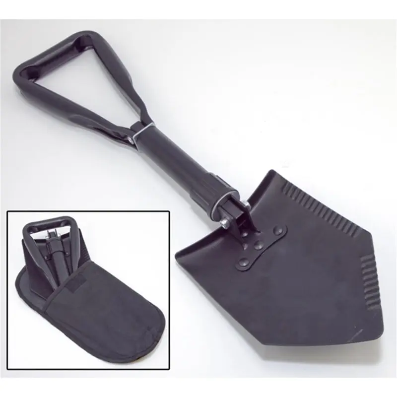 Rugged Ridge Heavy Duty Tri-Fold Recovery Shovel Compact Off-Road Tool