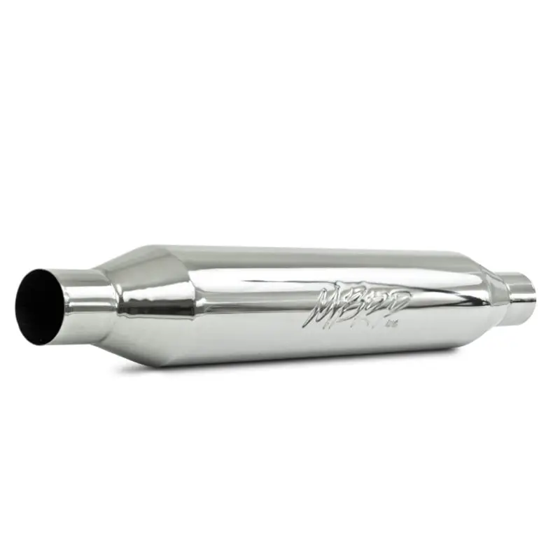 MBRP Universal Resonator 2.25in Inlet Outlet 22in Body 26in Overall T304 Stainless Steel
