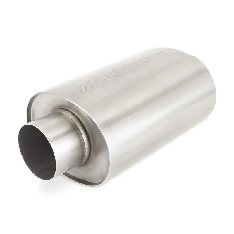 Mishimoto Universal Resonator 3in Inlet and Outlet Brushed Finish