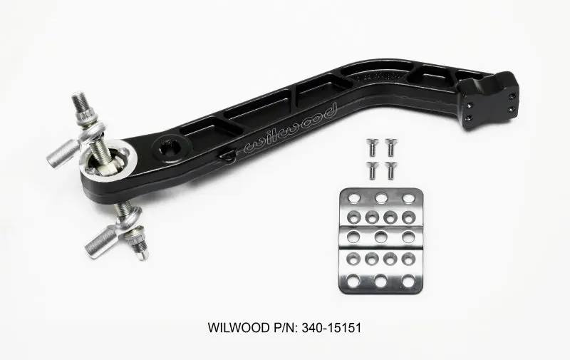 Wilwood Retrofit Kit Adjustable Trubar Brake Pedal Reverse Swing Mount 5.1:1 Ratio