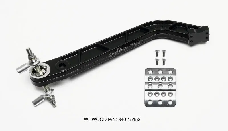 Wilwood Retrofit Kit Adjustable Trubar Brake Pedal Reverse Swing Mount 6.25:1 Ratio