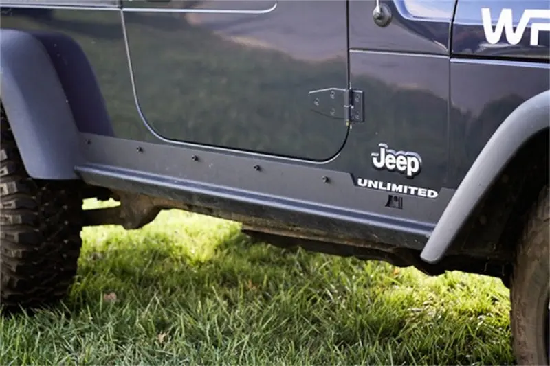 Rugged Ridge Heavy Duty Side Rocker Guards 2004-2006 Jeep Wrangler LJ