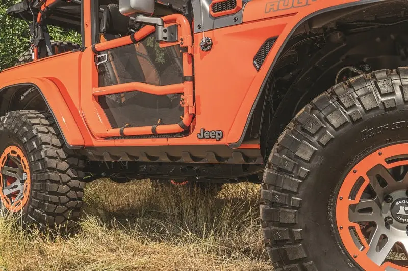 Rugged Ridge Rocker Guard Body Armor 2-Door 2018-2020 Jeep Wrangler JL