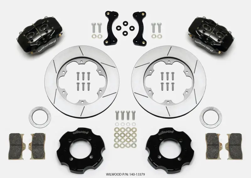 Wilwood Forged Dynalite Front Brake Hat Kit 11.00in GT Rotor 95-05 Miata