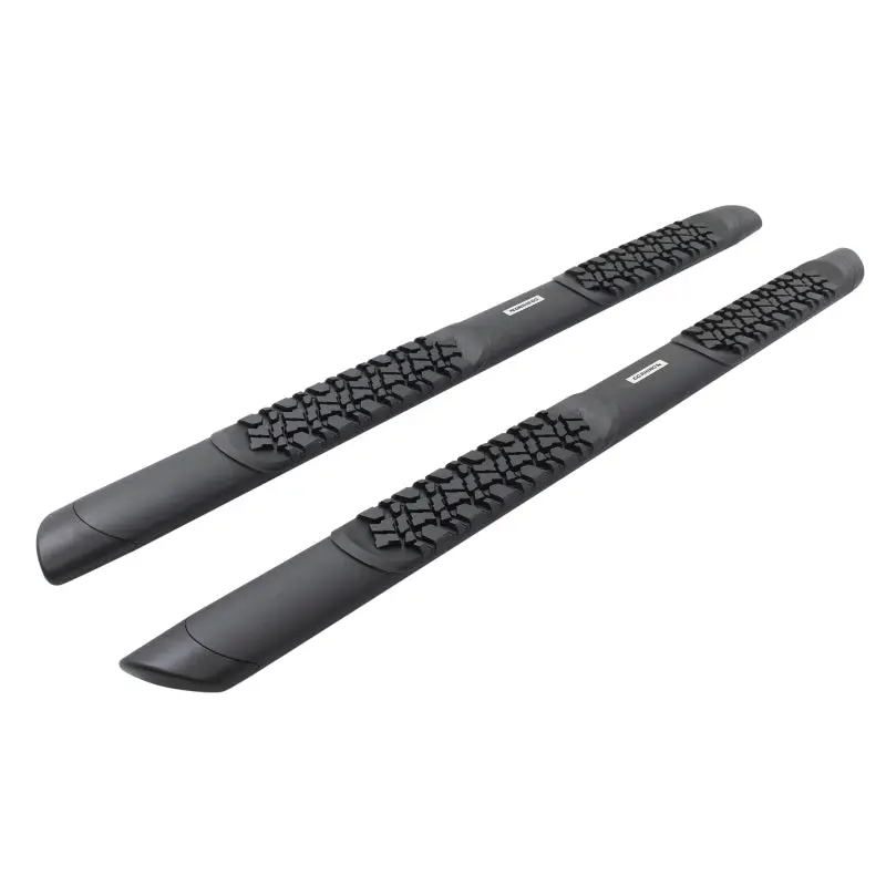 Go Rhino V-Series V3 Universal 74in Side Step Bars 4DR Trucks Textured Black