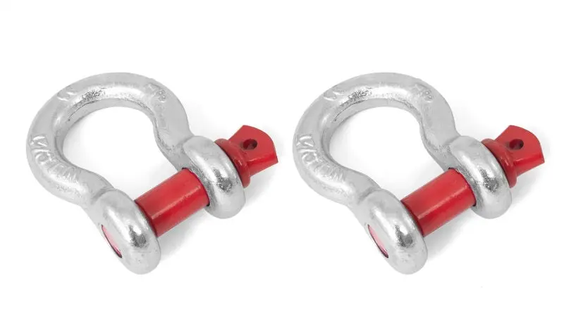 Rugged Ridge 5/8in D-Shackle Set Towing and Recovery
