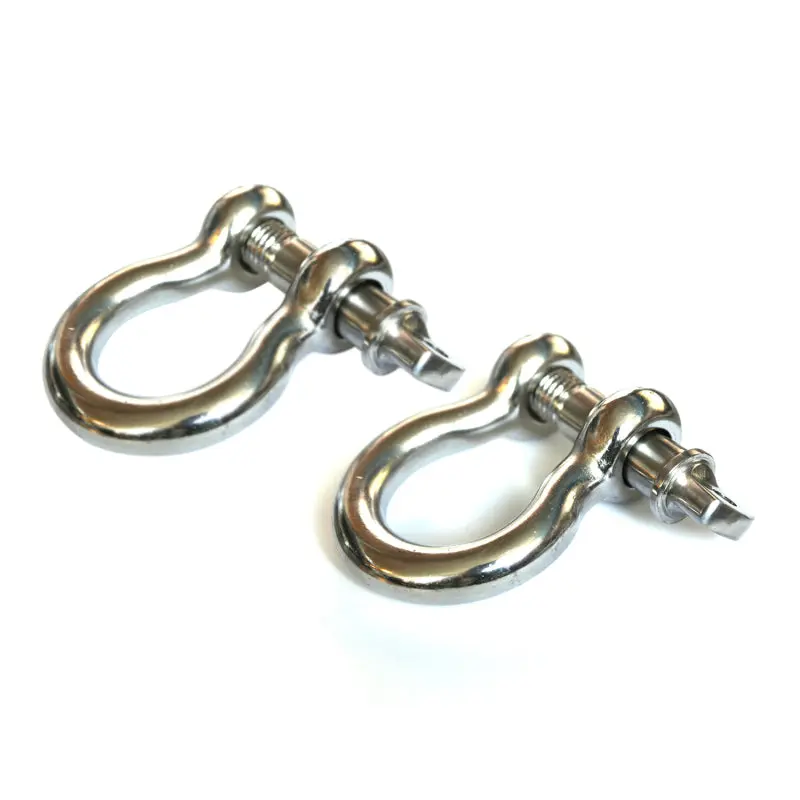 Rugged Ridge Stainless Steel 3/4in D-Shackles Corrosion Resistant