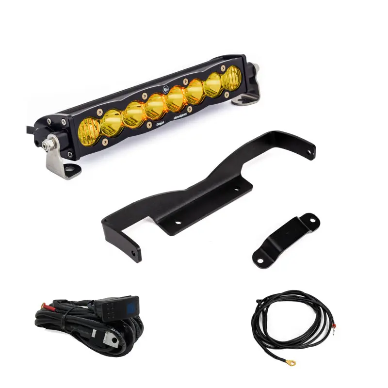 Baja Designs Can-Am Maverick R Amber 10in S8 Shock Tower Kit Off-Road Vehicles