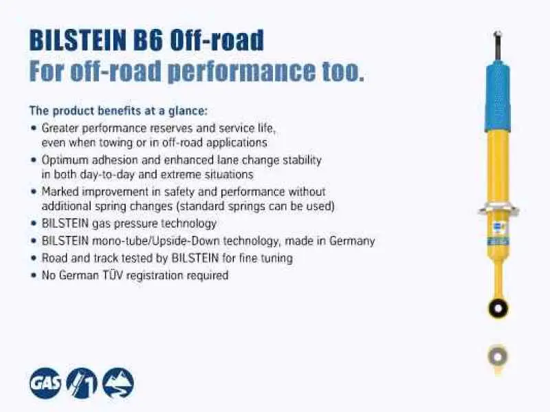 Bilstein B6 4600 Series Rear Shock Absorber 2014 Ford F-150 46mm Monotube