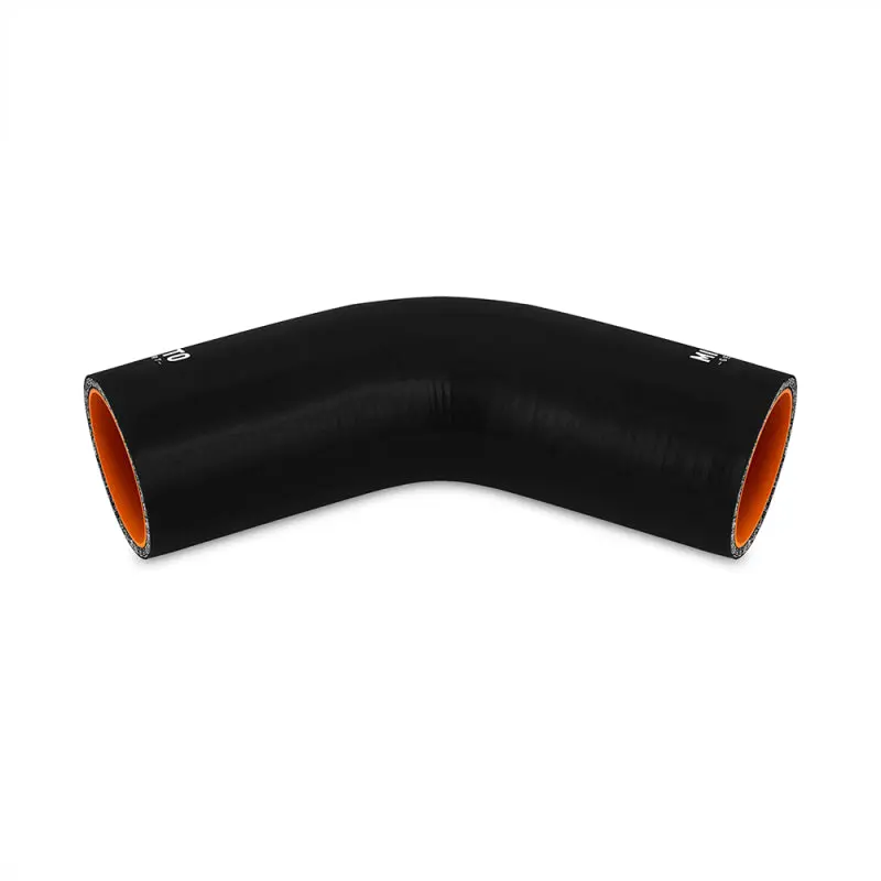 Mishimoto 2.0in 45 Degree Black Silicone Coupler Compact Engine Spaces