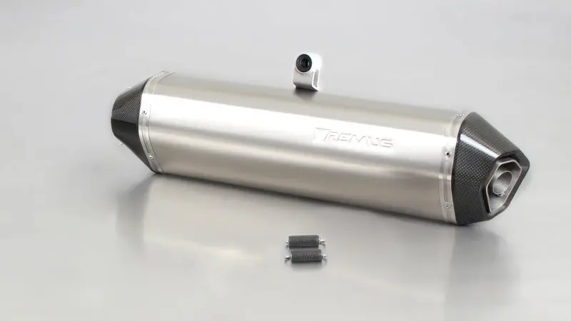 Remus 2008-2012 BMW F650GS E8GS 52kW Hexacone Titanium Slip On Exhaust