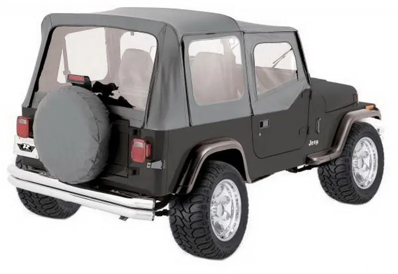 Rampage 1976-1983 Jeep CJ5 Complete Top Grey Denim