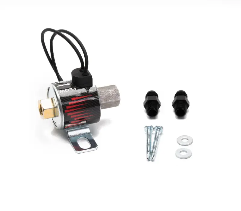 Snow Performance Hi-Flow Water Solenoid Upgrade 4AN Fittings SS Braid Line Systems