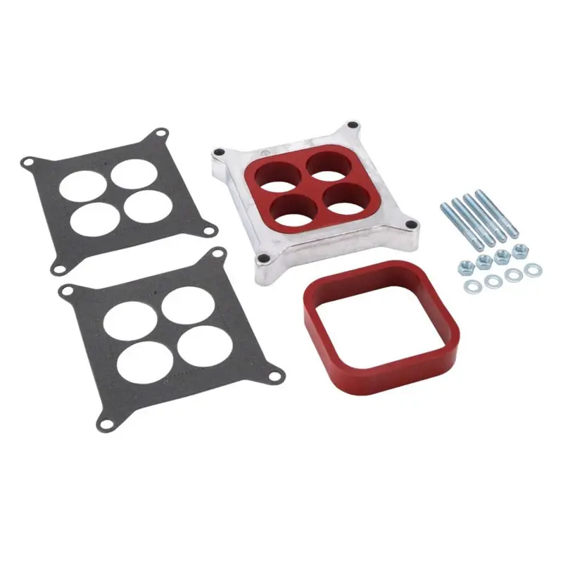 Spectre 1in Open 4-Port Carburetor Spacer Enhanced Airflow