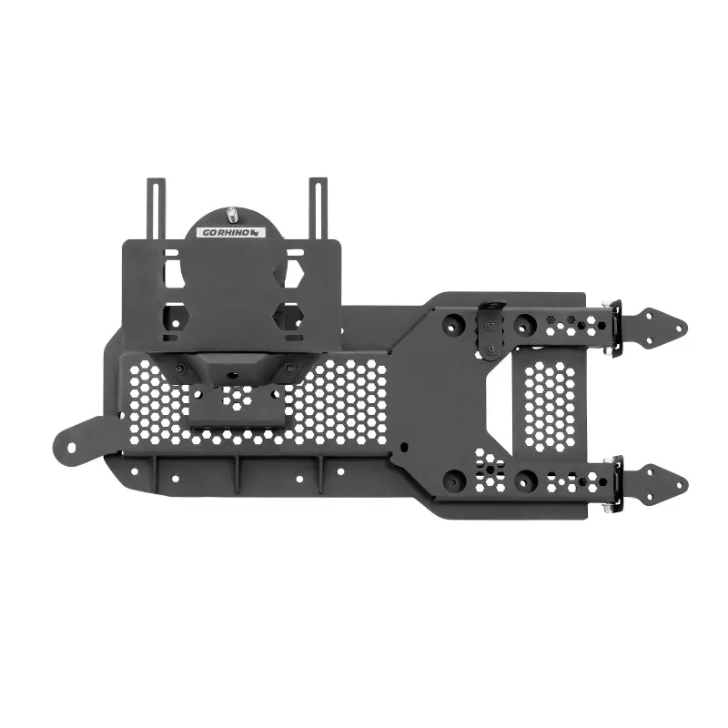 Go Rhino 08-22 Jeep Wrangler JL/JLU Body Mount Spare Tire Carrier Textured Black