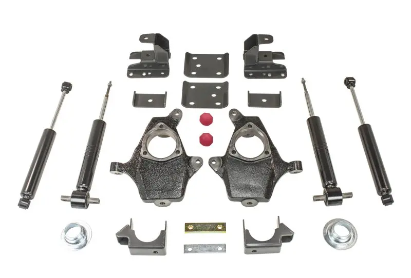 MaxTrac 07-16 GM C/K1500 2WD/4WD Non Magneride 3in/5in or 4in/6in Lowering Spindle Kit