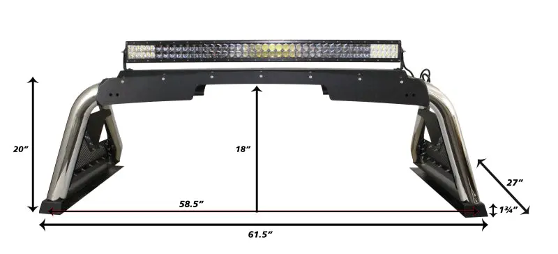 Go Rhino 15-20 Chevy Colorado Sport Bar 2.0 Complete Kit Retractable Light Mount