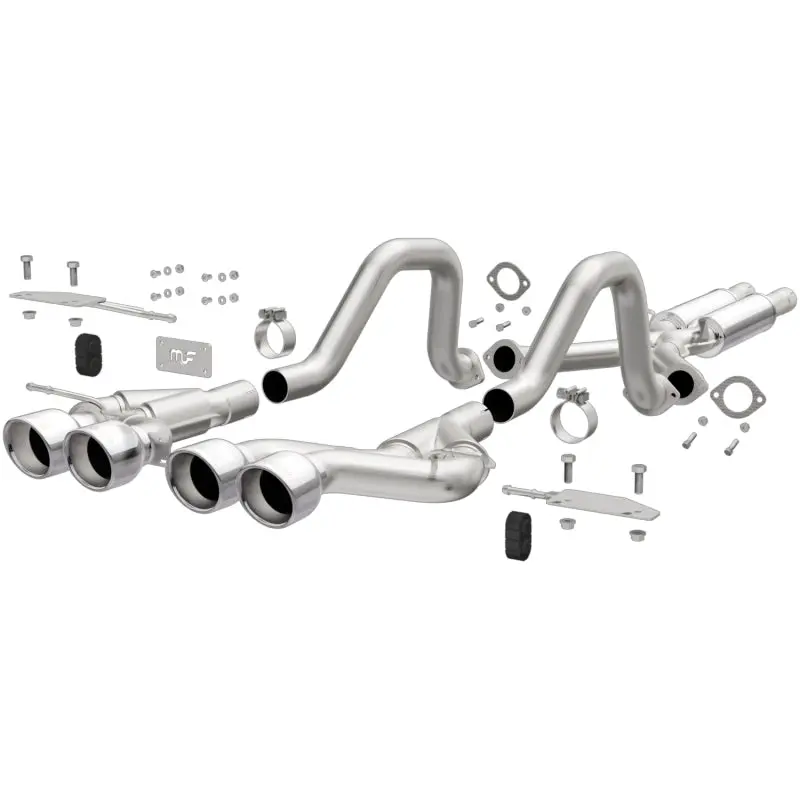 Magnaflow 2000-2004 Chevy Corvette V8 5.7L Competition Series Quad Center Rear Exit Stainless Cat-Back Performance Exhaust