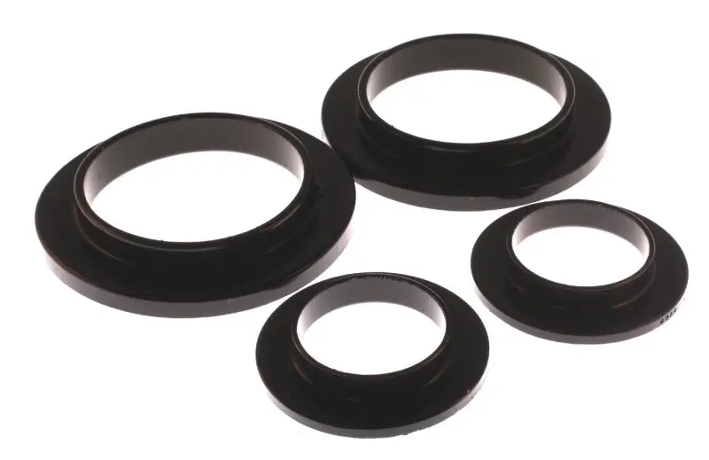 Energy Suspension 79-04 Ford Mustang SVO Black Rear Spring Upper Lower Isolator Set
