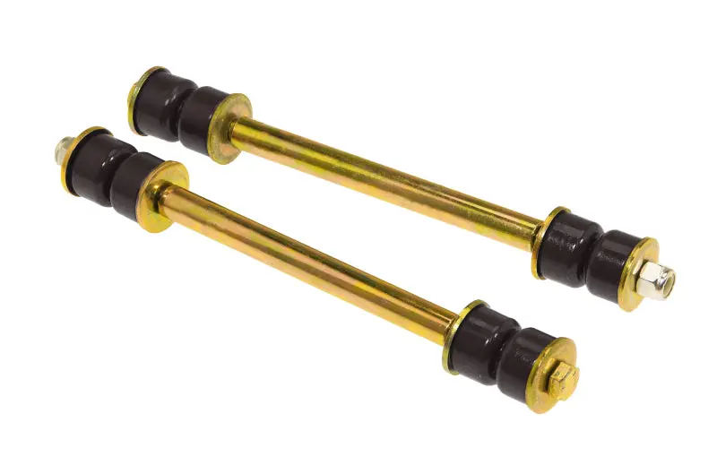 Prothane Universal End Link Set 7 3/8in Mounting Length Black Suspension Stabilizer Bar Link Kit