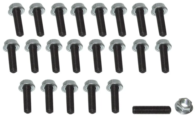 Moroso Oil Pan Stud Kit Honda Acura Mazda Rotary Dodge Neon Toyota MR2 6mm Steel 22pc