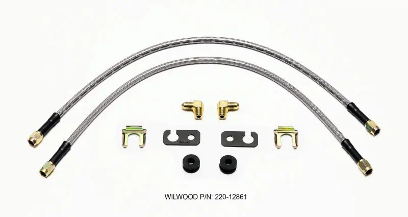 Wilwood Flexline Brake Hose Kit Rear Subaru 99-06