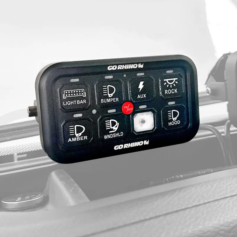 Go Rhino Xplor 8 Channel Switch Controller Black