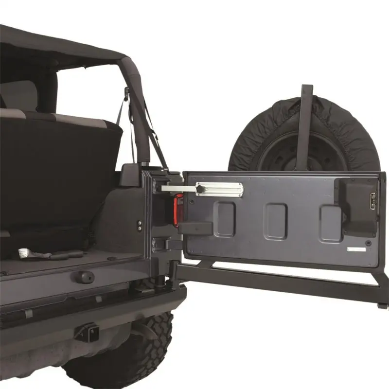 Rampage 1987-1995 Jeep Wrangler YJ Tailgate Stopper Brite Finish