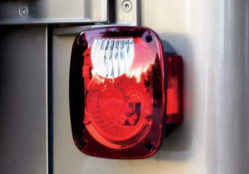 Rampage 1976-1983 Jeep CJ5 Taillight Conversion Kit Brite Better Visibility