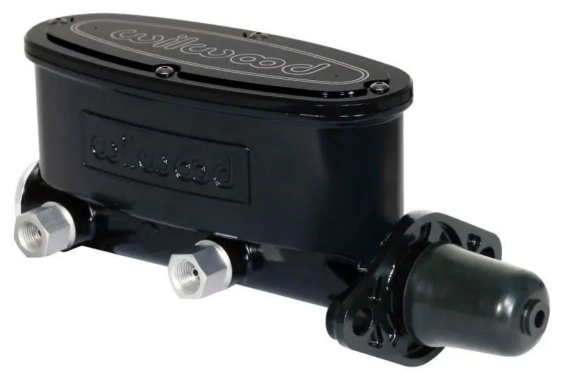 Wilwood High Volume Tandem Master Cylinder 1in Bore Black Finish Sleek Look