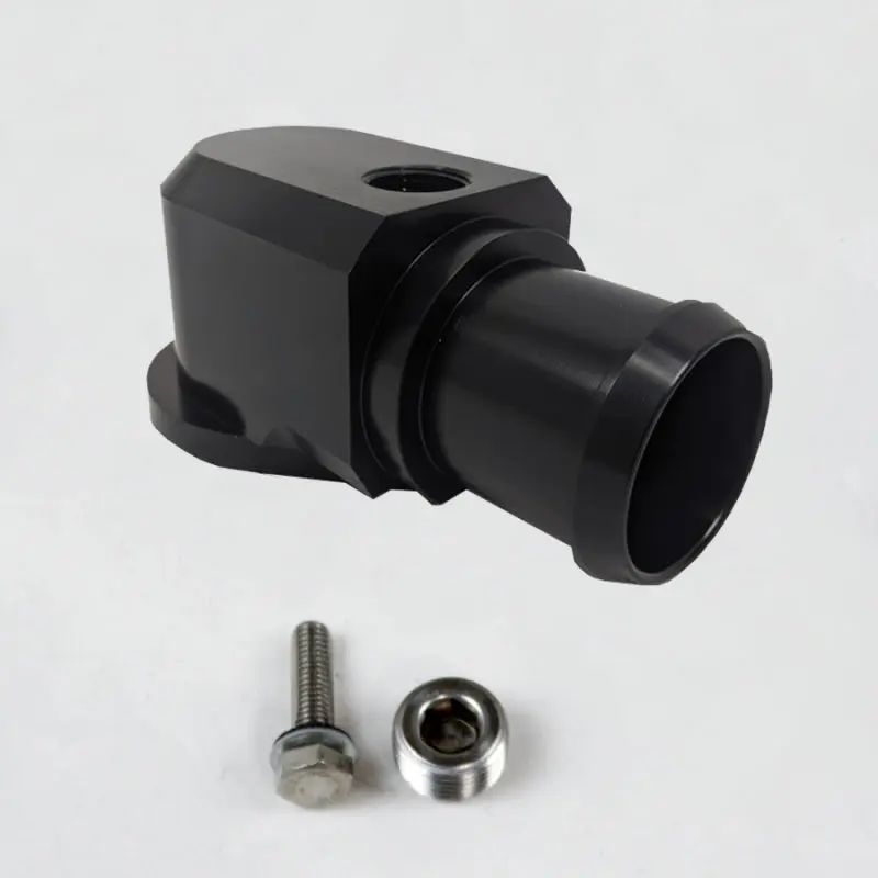 Granatelli 18-19 Jeep Trackhawk Billet Thermostat Housing Black Powdercoat Stylish Upgrade Granatelli Motor Sports