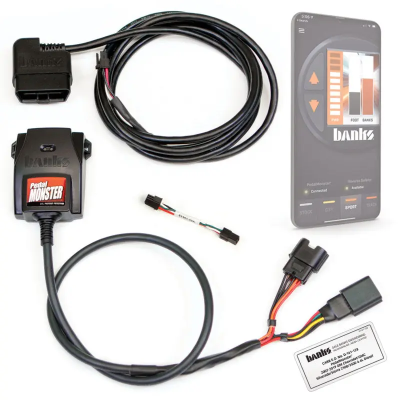 Banks Power Pedal Monster Kit Stand-Alone Aptiv GT 150 6 Way Throttle Control Phone