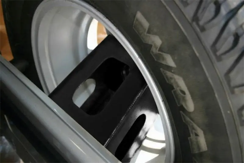 Rampage 1987-1995 Jeep Wrangler YJ Rear Tailgate Tire Extender Black