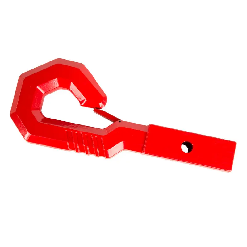 Rugged Ridge Elite Giga Red Hook 2 inch Receiver - Heavy Duty Off-Road Recovery